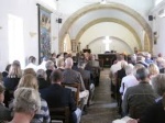 The inside of the church on another occasion